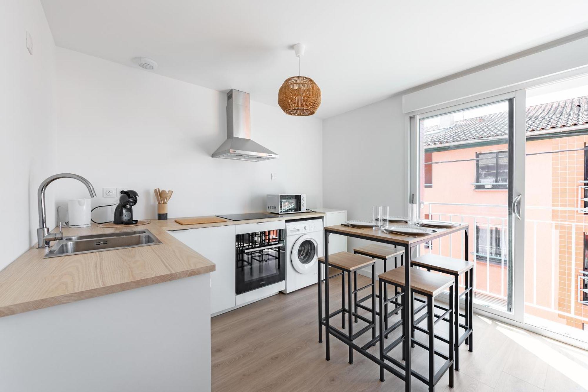 T2 Avec Parking Gratuit - Proximite Gare Apartment Toulouse Exterior photo