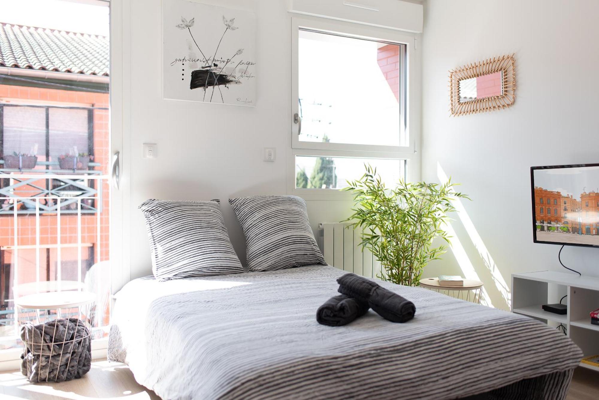T2 Avec Parking Gratuit - Proximite Gare Apartment Toulouse Exterior photo